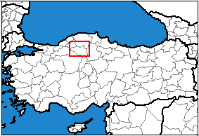 Çankırı Türkiye'nin neresinde. Osmaniye konum haritası
