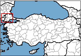 Edirne Türkiye'nin neresinde. Denizli konum haritası