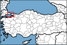 İstanbul konum haritası