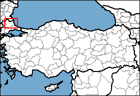 Kırklareli Türkiye'nin neresinde. Yalova konum haritası