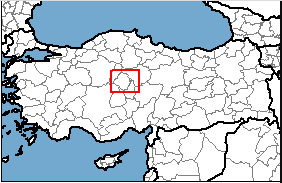 Kırşehir Türkiye'nin neresinde. Kırşehir konum haritası
