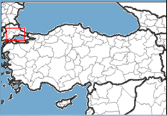 Tekirdağ Türkiye'nin neresinde. Aydın konum haritası