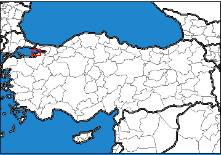 Yalova Türkiye'nin neresinde. Gümüşhane konum haritası