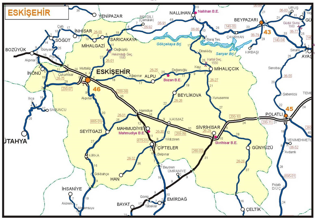 Eskişehir Haritası