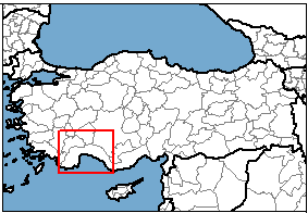 Antalya konum haritası