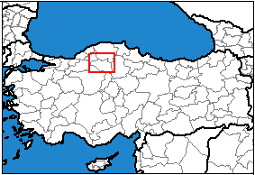 Çankırı Türkiye'nin neresinde. Amasya konum haritası