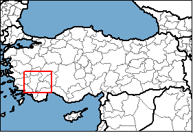 Denizli Türkiye'nin neresinde. Amasya konum haritası