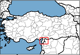 Hatay konum haritası