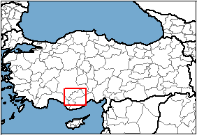 Karaman Türkiye'nin neresinde. Nevşehir konum haritası