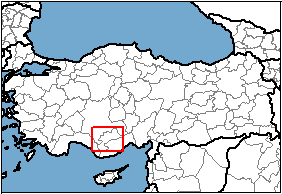 Karaman konum haritası