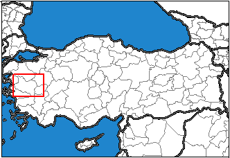 Manisa konum haritası