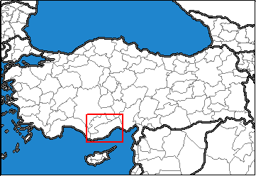 Mersin Türkiye'nin neresinde. Mersin konum haritası