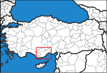 Mersin konum haritası