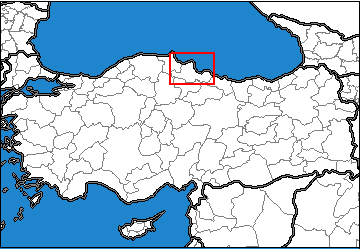 Samsun Türkiye'nin neresinde. Samsun konum haritası