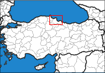 Samsun Türkiye'nin neresinde. Bilecik konum haritası