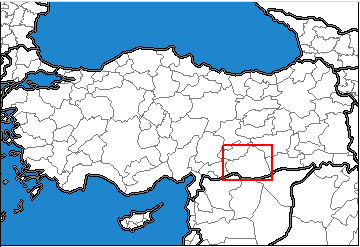 Şanlıurfa Türkiye'nin neresinde. Şanlıurfa konum haritası