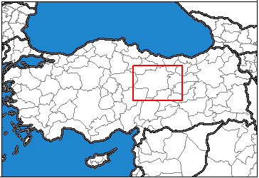 Sivas Türkiye'nin neresinde. Eskişehir konum haritası