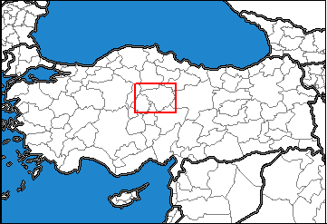 Yozgat Türkiye'nin neresinde. Nevşehir konum haritası